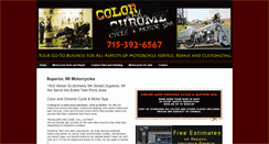 Desktop Screenshot of colorandchromecycleandmotorspa.com